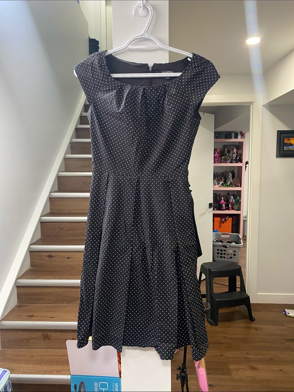 Le chateau polka dot dress